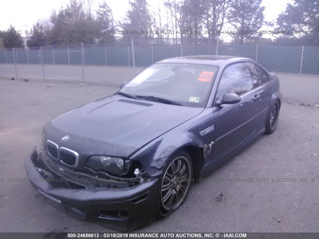 WBSBL93462JR18361 - 2002 BMW M3 GRAY photo 2