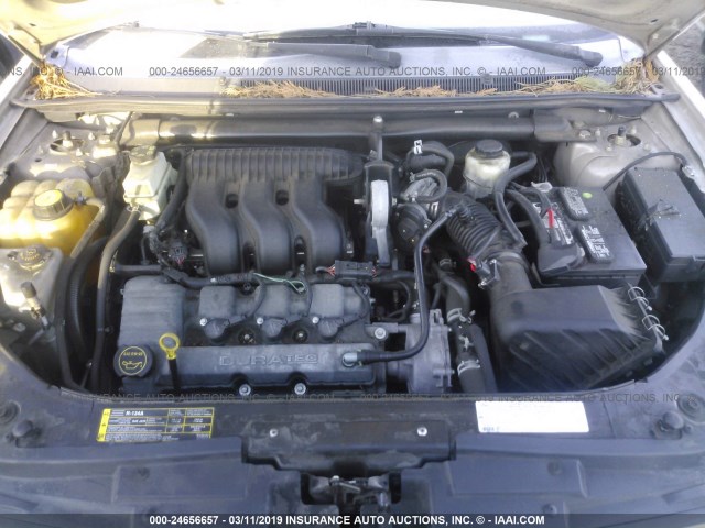 1FAFP27166G105356 - 2006 FORD FIVE HUNDRED SEL TAN photo 10