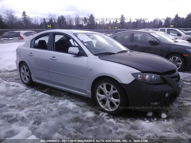 JM1BK324081866677 - 2008 MAZDA 3 S SILVER photo 1