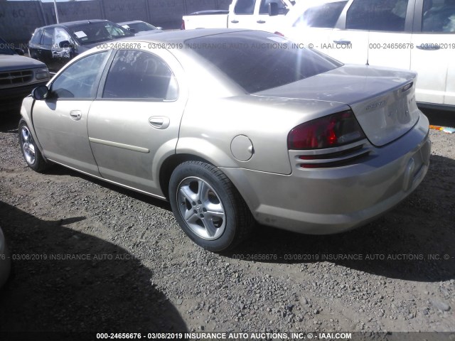 1B3EL56T74N385806 - 2004 DODGE STRATUS ES TAN photo 3