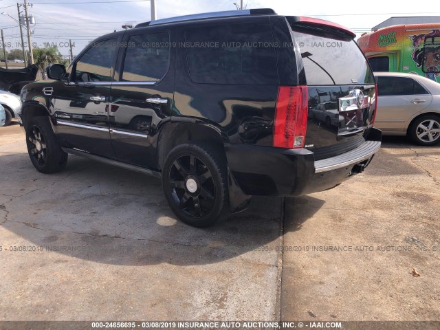 1GYFK63828R112082 - 2008 CADILLAC ESCALADE BLACK photo 3