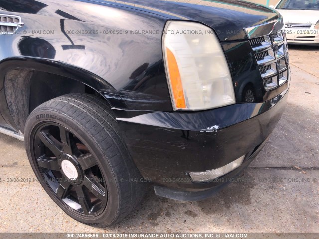 1GYFK63828R112082 - 2008 CADILLAC ESCALADE BLACK photo 6