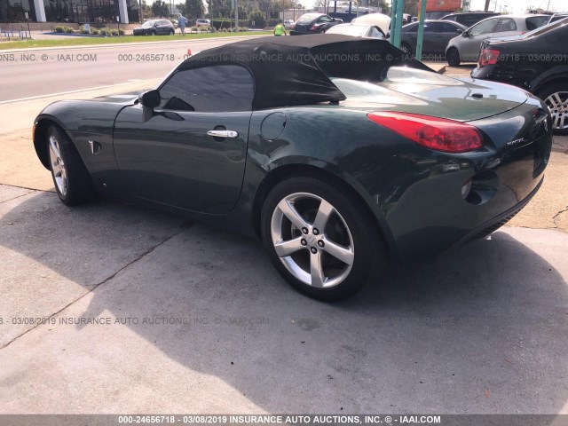 1G2MB35B46Y114234 - 2006 PONTIAC SOLSTICE GREEN photo 3