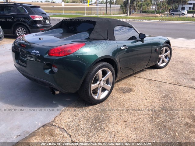 1G2MB35B46Y114234 - 2006 PONTIAC SOLSTICE GREEN photo 4