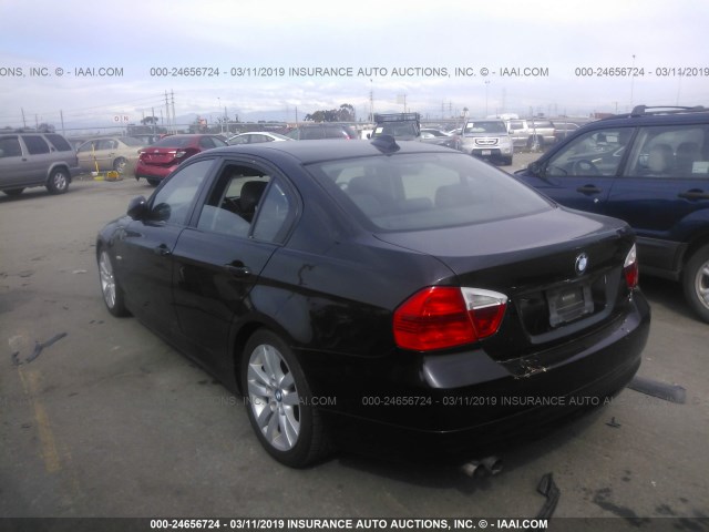 WBAVB17536NK32799 - 2006 BMW 325 I AUTOMATIC BLACK photo 3