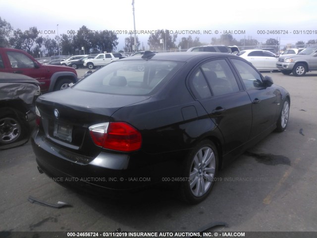 WBAVB17536NK32799 - 2006 BMW 325 I AUTOMATIC BLACK photo 4