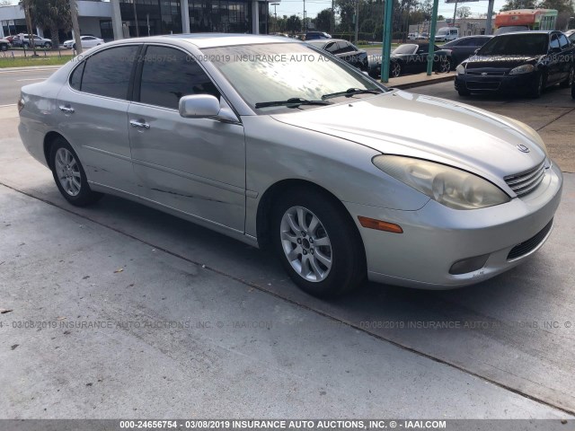 JTHBF30G225022687 - 2002 LEXUS ES 300 SILVER photo 1