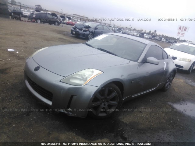 JN1AZ34E53T020042 - 2003 NISSAN 350Z COUPE GRAY photo 2