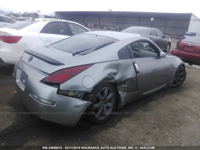 JN1AZ34E53T020042 - 2003 NISSAN 350Z COUPE GRAY photo 4