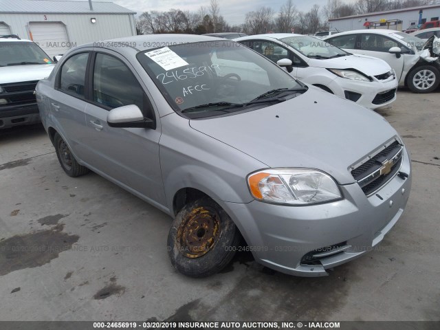KL1TD5DE5AB110169 - 2010 CHEVROLET AVEO LS/LT SILVER photo 1