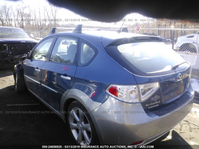 JF1GH6D68BH830289 - 2011 SUBARU IMPREZA OUTBACK SPORT BLUE photo 3