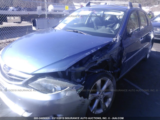 JF1GH6D68BH830289 - 2011 SUBARU IMPREZA OUTBACK SPORT BLUE photo 6