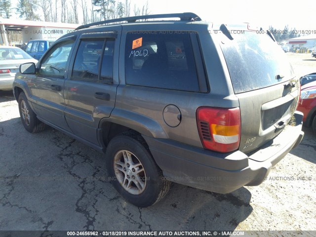 1J4GW48S94C194696 - 2004 JEEP GRAND CHEROKEE LAREDO/COLUMBIA/FREEDOM 灰色 照片 3