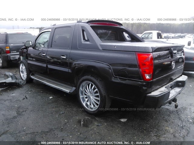 3GYEK62N15G114470 - 2005 CADILLAC ESCALADE EXT BLACK photo 3