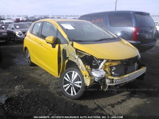 3HGGK5H80JM730362 - 2018 HONDA FIT EX/EXL YELLOW photo 1