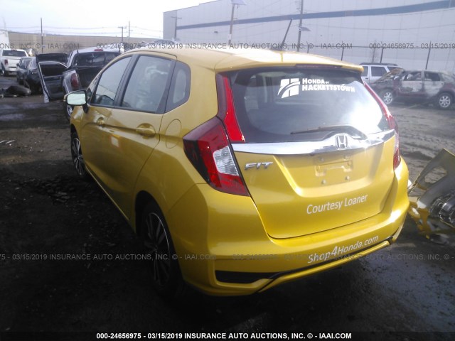 3HGGK5H80JM730362 - 2018 HONDA FIT EX/EXL YELLOW photo 3