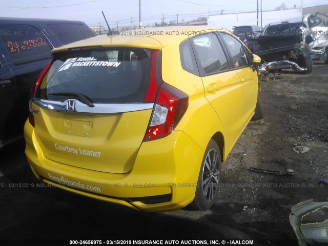 3HGGK5H80JM730362 - 2018 HONDA FIT EX/EXL YELLOW photo 4