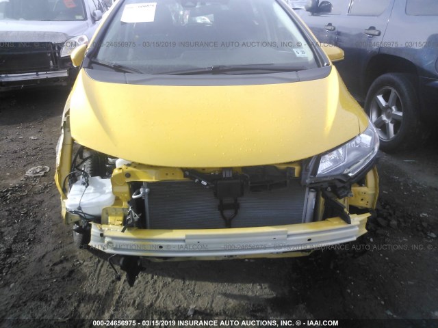 3HGGK5H80JM730362 - 2018 HONDA FIT EX/EXL YELLOW photo 6