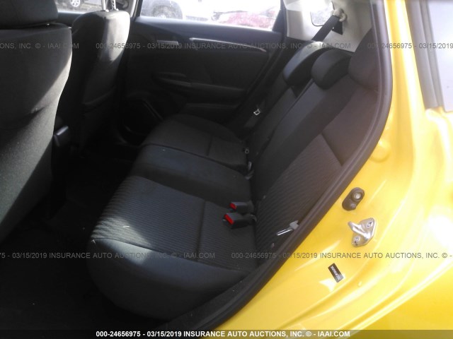 3HGGK5H80JM730362 - 2018 HONDA FIT EX/EXL YELLOW photo 8