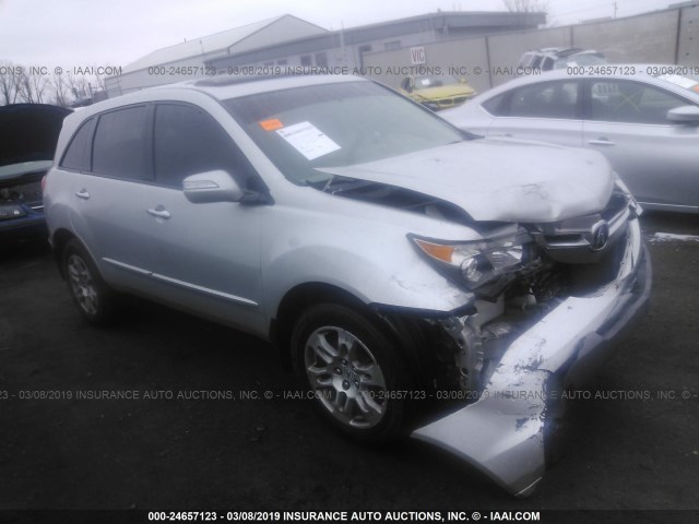 2HNYD286X9H521323 - 2009 ACURA MDX TECHNOLOGY SILVER photo 1