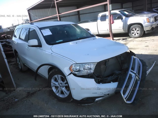 1D4RD4GG3BC731886 - 2011 DODGE DURANGO CREW WHITE photo 1