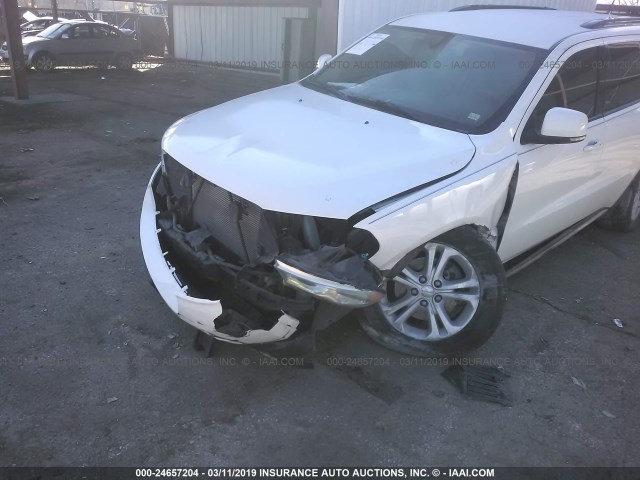 1D4RD4GG3BC731886 - 2011 DODGE DURANGO CREW WHITE photo 6