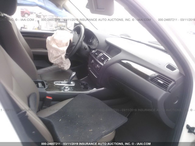 5UXWX9C55E0D14527 - 2014 BMW X3 XDRIVE28I WHITE photo 5
