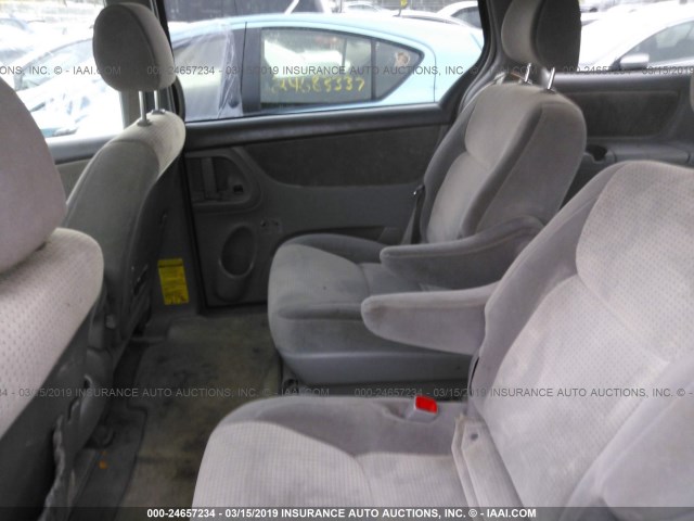 5TDZK23CX7S056487 - 2007 TOYOTA SIENNA CE/LE BLUE photo 8