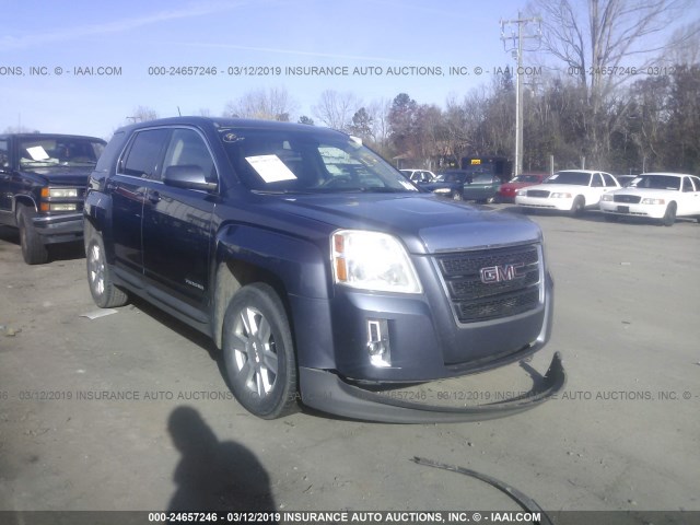 2GKALMEK9D6317726 - 2013 GMC TERRAIN SLE BLUE photo 1