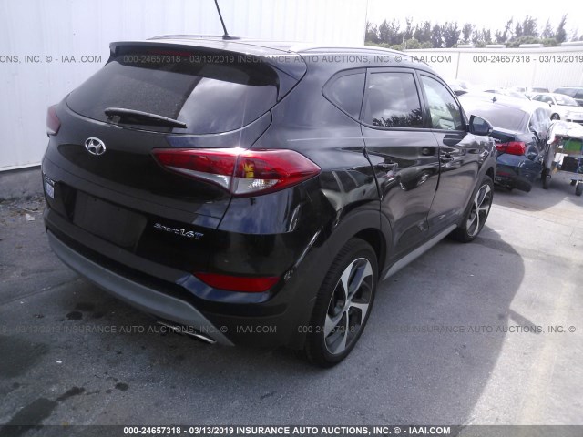 KM8J33A24HU386516 - 2017 HYUNDAI TUCSON LIMITED/SPORT AND ECO/SE BLACK photo 4