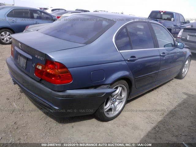 WBAEV53432KM00092 - 2002 BMW 330 I BLUE photo 4