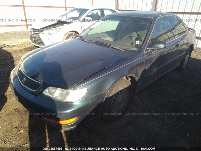 19UYA2251XL011393 - 1999 ACURA 3.0CL Zielony zdjęcie 2