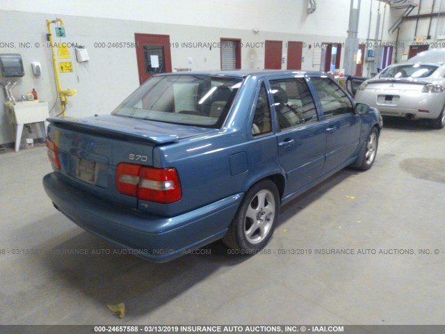 YV1LS5372W1478205 - 1998 VOLVO S70 T5 TURBO BLUE photo 4