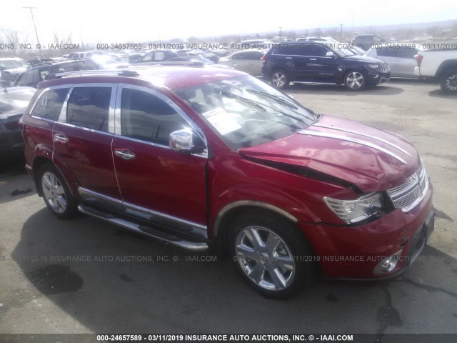 3C4PDCDG0DT701738 - 2013 DODGE JOURNEY CREW RED photo 1