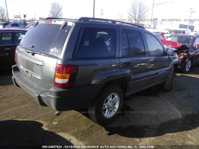 1J4GW48S34C387698 - 2004 JEEP GRAND CHEROKEE LAREDO/COLUMBIA/FREEDOM 灰色 照片 4