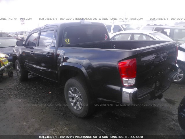 3TMAZ5CN9GM002707 - 2016 TOYOTA TACOMA DBL CAB/SR5/TRD SPORT/OR BLACK photo 3