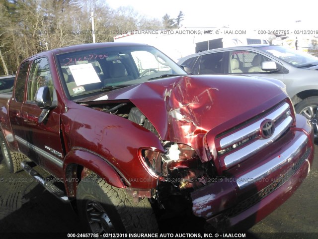 5TBBT44115S469251 - 2005 TOYOTA TUNDRA ACCESS CAB SR5 MAROON photo 1