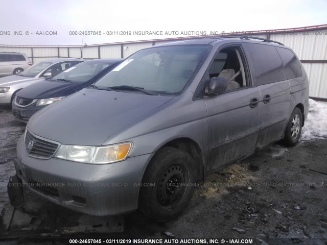 2HKRL1857XH521346 - 1999 HONDA ODYSSEY LX SILVER photo 2