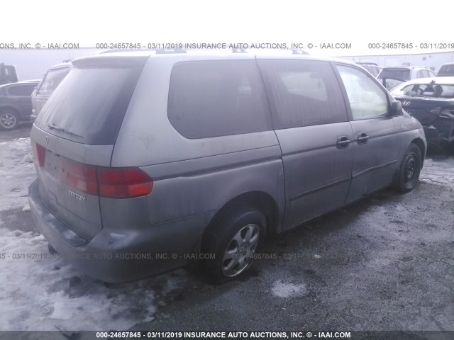 2HKRL1857XH521346 - 1999 HONDA ODYSSEY LX SILVER photo 4