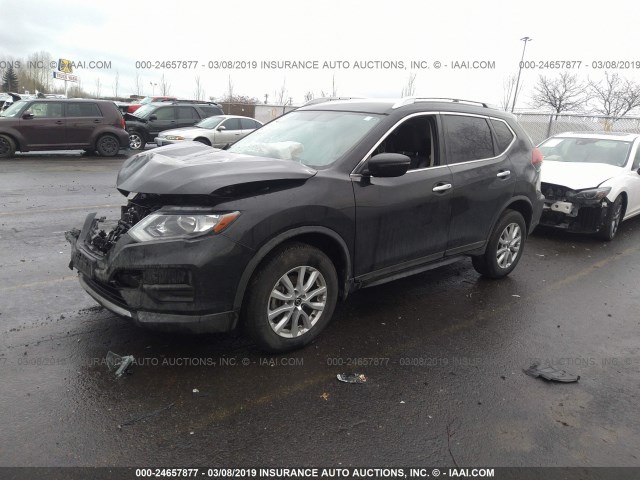 JN8AT2MV7JW306676 - 2018 NISSAN ROGUE S/SL/SV BLACK photo 2