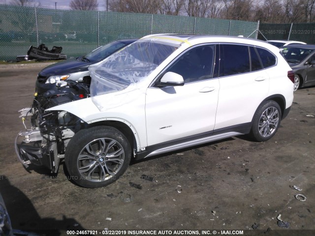 WBXHT3C36GP886878 - 2016 BMW X1 XDRIVE28I WHITE photo 2