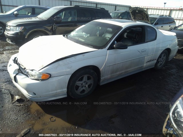 2G1WX12KX39450882 - 2003 CHEVROLET MONTE CARLO SS თეთრი ფოტო 2
