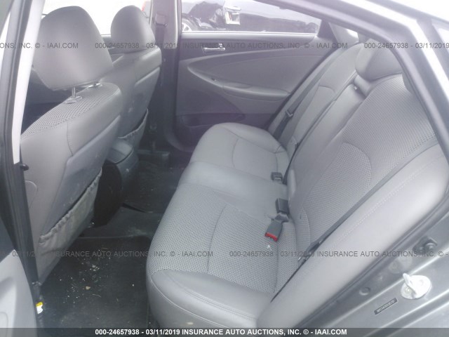 5NPEC4AC9CH385790 - 2012 HYUNDAI SONATA SE/LIMITED GRAY photo 8