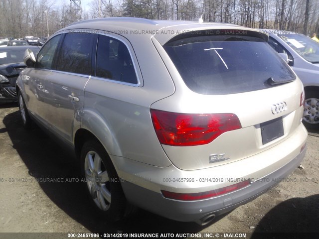 WA1BV94L57D043121 - 2007 AUDI Q7 4.2 QUATTRO PREMIUM BEIGE photo 3