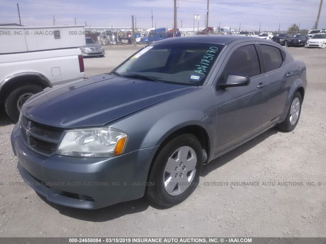 1B3CC4FB2AN183170 - 2010 DODGE AVENGER SXT SILVER photo 2