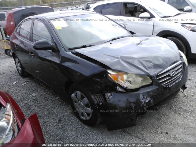 KMHDU46D19U688471 - 2009 HYUNDAI ELANTRA GLS/SE BLACK photo 1