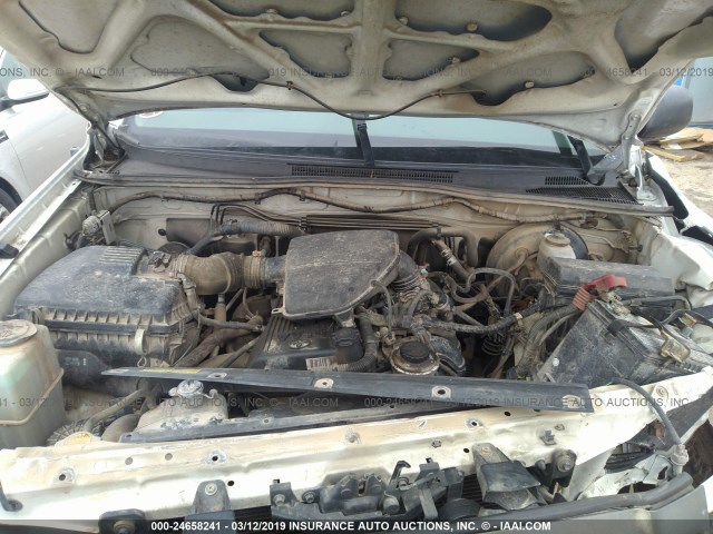 5TEUX42N57Z439167 - 2007 TOYOTA TACOMA ACCESS CAB თეთრი ფოტო 10