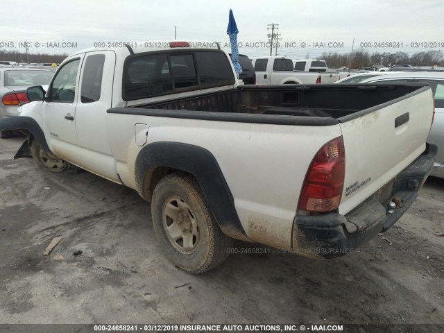 5TEUX42N57Z439167 - 2007 TOYOTA TACOMA ACCESS CAB თეთრი ფოტო 3