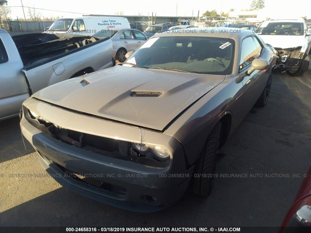 2C3CDZAG6HH640680 - 2017 DODGE CHALLENGER SXT GRAY photo 2