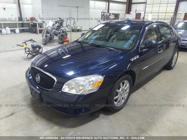 1G4HD57236U213033 - 2006 BUICK LUCERNE CXL Dark Blue photo 2